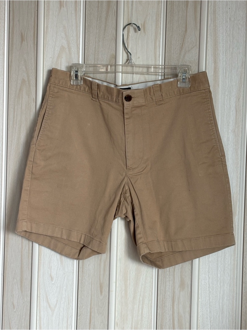 J. Crew Slim Fit Khaki Flat-Front Shorts